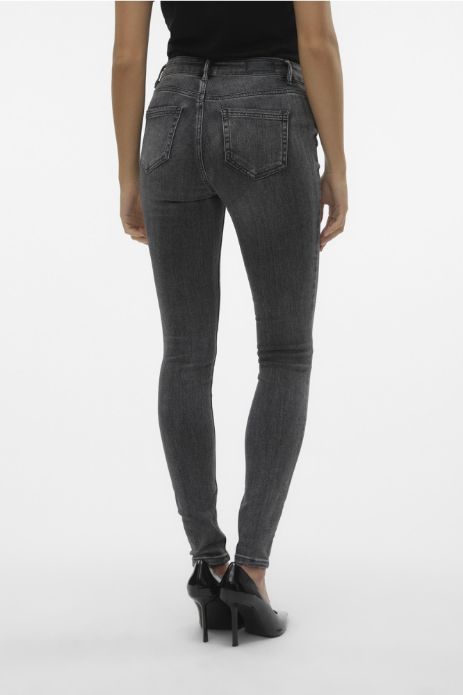 VMFLASH MR SKINNY JEANS LI213 GA NO 10298723 Medium Grey Denim